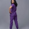 Jogger Style  Multi Pocket Top Plum Wine- SET - Image 2