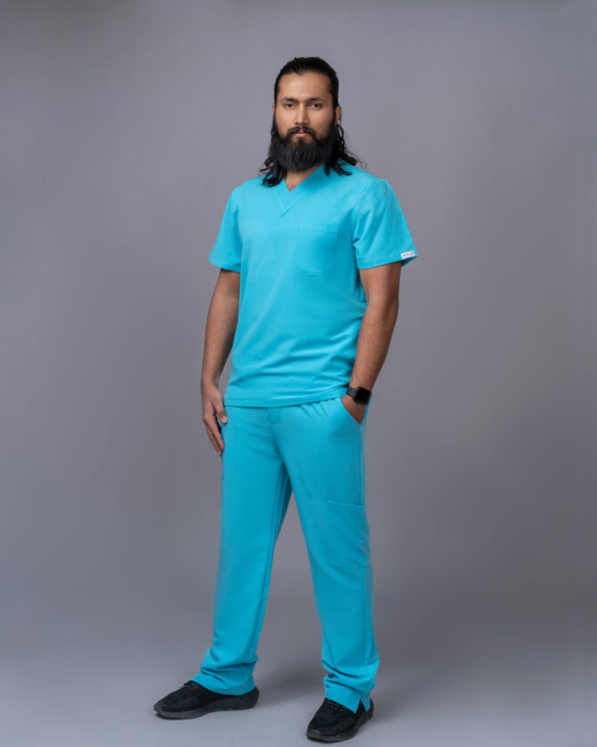 TURQUOISE MULTI POCKET TOP - Image 3