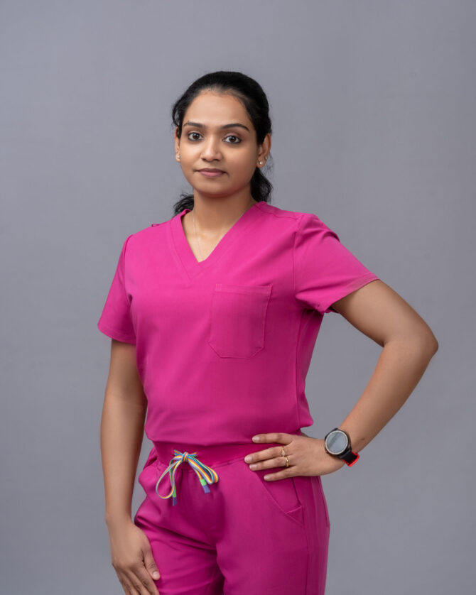 Jogger Style Multi Pocket Top Virtual Pink