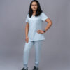 Jogger Style  Multi Pocket Top Baby Blue - Image 2