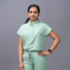 MANDARIN COLLAR WOMEN GRYAED JADE - SET - Image 4