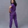 Jogger Style  Multi Pocket Top Plum Wine- SET - Image 4